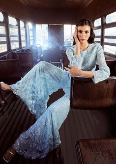 Introducing our sapphire sharara and kurti in ice blue, adorned with a leafy floral pattern of sequins enhanced with glistening jarkan. This ensemble radiates sophistication and allure, perfect for making a statement at any special occasion. Blue Sharara, Tuxedo Accessories, Wedding Party Bridesmaid, Beach Bride, Sharara Set, Rococo, Fashion Labels, Set For Women, Wedding Men