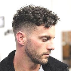 Mens Short Curly Hairstyles, Gentleman Haircut, Curly Hair Fringe, Young Men Haircuts, Haircuts For Curly Hair