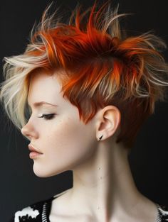 Short Hair Color Ideas: Vibrant & Unique Styles for Bold Looks Creative Hair Color, Creative Hair, Blonde Tones