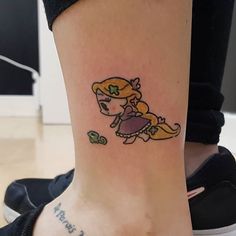 Disney Princess Tattoo Ideas, Pascal Tattoo, Princess Tattoo Ideas, Rapunzel Tattoo, Matching Disney Tattoos, Princess Tattoos, Cute Disney Tattoos, Groot Tattoo, Disney Princess Tattoo