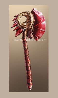 a red and gold dragon head with an umbrella attached to it's back end