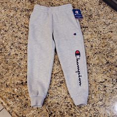 Champion Sweatpants/Joggers, Size 5. Light Gray-Oxford Heather. Nwt! 2nd Picture Shows Best Color. Champion Sweatpants Women, Sweatpants Champion, Gentleman Aesthetic, Champion Sweatpants, Dream Closets, Best Color, Womens Sweatpants, Kids Bottoms, Abs Workout