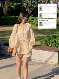 Summer Outfits 2023 Asian, Summer Asian Fashion, Summer Ootd Ideas Street Styles, Casual Day Outfit Summer Street Style, Asian Summer Fashion, Summer Korean Outfits Street Styles, Jump Suites, Korean Summer Fashion, Korean Summer Outfits