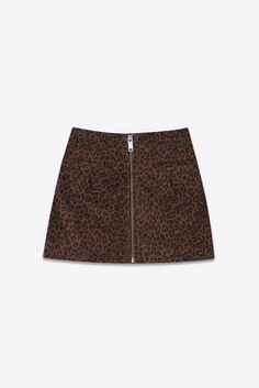 THE LITA ZIP ULTRA MINI Skirt has been made from soft Leopard print Suede, Cut for a very close fit. Expose zip fastening through the front. Fall Mini Skirt With Zip Fly, Goth Prep, Ultra Mini Skirt, Leopard Mini Skirt, Skirt Details, Skirt With Zipper, Vintage Band Tees, Vintage Band, Wild Ones