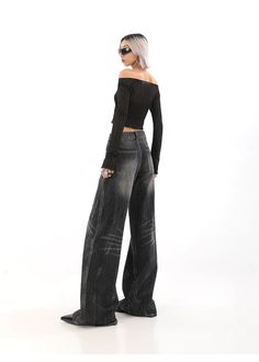 Discover the perfect blend of vintage charm and contemporary comfort with our Wide-Leg Denim Vintage Wash Jeans.
Crafted from 100% cotton, these high-waisted jeans elevate your ensemble with their timeless 'be old-fashioned' wash and durable denim fabric. Their relaxed fit and exquisite craftsmanship ensure a versatile piece that lasts season after season.
Style them with a fitted tee for casual outings or a blazer for an effortless transition to evening wear. This versatile garment encapsulates High Waist Washed Flare Jeans In Rigid Denim, High Waist Washed Rigid Denim Flare Jeans, Washed Black Denim Flare Jeans For Fall, Washed Black Flare Jeans For Fall, Faded Wide-leg Fitted Jeans, Fall Washed Black Denim Flare Jeans, Fitted Wide-leg Washed Jeans, Fitted Washed Black Denim Flare Jeans, Vintage High Rise Baggy Flare Jeans