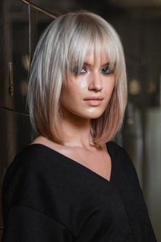 Medium Long Hair With Bangs And Layers, Short Haircuts With Lots Of Layers, Best Haircut With Bangs, Wavy Hair Parted In The Middle, Shoulder Length Hair With Full Bangs, Medium Layered Hair With Bangs Over 40, Medium Length Layered Bob Hairstyles With Bangs, Curved Bangs Short Hair, Medium Length Hair Styles For Thick Coarse Hair