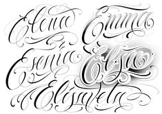 some type of lettering that looks like it is made out of black and white ink