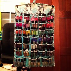 Use a makeup holder for nail polish :) so perfect. Makeup Holders, Polish Organization, Nail Boutique, Nail Polish Holder, Paint Nail, Nail Polish Organizer, Makeup Holder, Dorm Ideas, Can Organizer