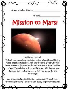 a poster with the words mission to mars on it