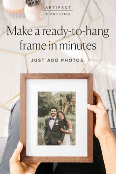 Frame your photos – from weddings to group photos, and everything in between – with a Gallery Frame from Artifact Uprising. Create your photo frame at artifactuprising.com Wall Photo Frame, Fashion Magazine Layout, Online Photo Frames, Wall Photo, Frame Collection, Magazine Layout