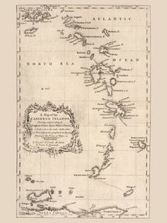 an old map of the hawaiian islands