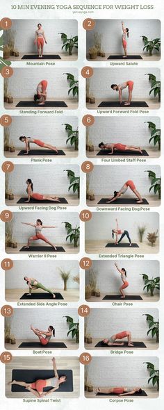 Evening Yoga For Weight Loss, Yoga Sequence For Weight Loss, 15 Min Evening Yoga For Weight Loss, 15 Min Yoga For Weight Loss