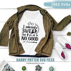 harry potter svg files for t - shirts and other items on a white background