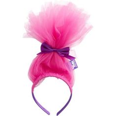 Your child will have a rocking hair day with a Trolls-themed accessory. This headband is wrapped in satin-like purple fabric and is made to resemble Poppys hair from the Trolls 2 movie with bright pink tulle gathered into a high ponytail. Bobby pins and other hair accessories (sold separately) will ensure this fabulous look when youre child goes off on their adventures! Complete your little ones look for a Trolls-themed party Halloween trick-or-treating or even an everyday signature look! Ages 4 Tulle Headband, Happy Birthday Theme, Sugar Glitter, Trolls Party, Trolls World Tour, Troll Party, Glitter Headbands, Candy Party Favors, Halloween Costume Shop