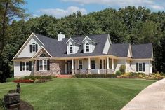 a large white house with lots of windows