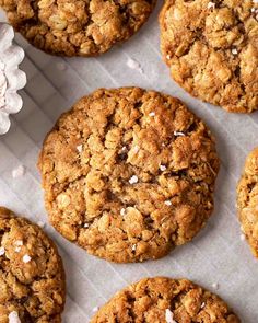 several cookies with white chocolate chips and sprinkles