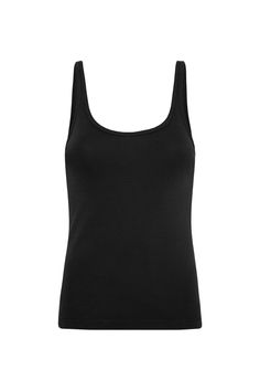 A seasonal update to St. Agni's signature tank, the Organic Cotton Slim Scoop Tank boasts a scoop neck, sleeveless design and super soft hand feel. Crafted for a second- skin feel, the Organic Cotton Slim Scoop Tank is an all-day, everyday favourite. 100% Organic Cotton Scoop neck, sleevleless, slim fit Responsibly made in China Basic Seamless Tank Top With Scoop Back, Seamless Modal Scoop Neck Tank Top, Seamless Scoop Neck Modal Tank Top, Black Seamless Scoop Back Tank Top, Basic Seamless Camisole With Scoop Back, Everyday Seamless Scoop Neck Vest, Black Second-skin Scoop Neck Tank Top, Everyday Modal Camisole With Scoop Neck, Modal Scoop Neck Tank Top With Built-in Bra