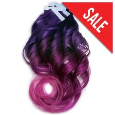 Purple Pink Ombre tape in human hair extensions 100 Remy Human Hair, Pink Ombre, Remy Human Hair, Human Hair Extensions, Hair Extensions, Human Hair, Blonde, Human, Purple