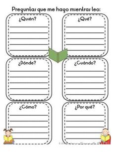 the spanish language worksheet for children to learn how to read and understand what they are