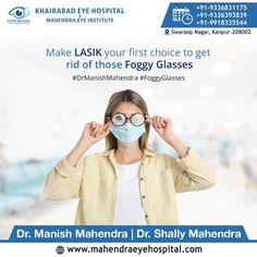 For How long you will see the world through your glasses? Release your eyes from the burden of glasses by Lasik surgery at Khairaabad Eye Hospital for best treatment.🧿👓 📍Swaroop Nagar, Kanpur-208002 📞+91-9918335544, +91-9336393839, +91-9336831175 🌐www.mahendraeyehospital.com #lasik #eyecare #dryeyes #eyelook #eyedoctor #eyetest #eyewear #specs # #VisionCorrection #DrManishMahendra #DrShallyMahendra #KhairabadEyeHospital #mahendraeyeinstitute #cataracts Foggy Glasses, Pediatric Care, Eye Doctor, Dry Eyes, See The World, First Choice