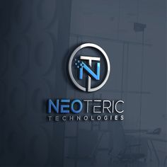 the logo for neoteric technologies, which is designed to be used as a company