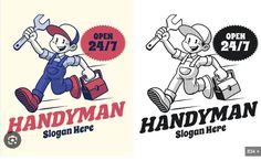 two different logos for handyman