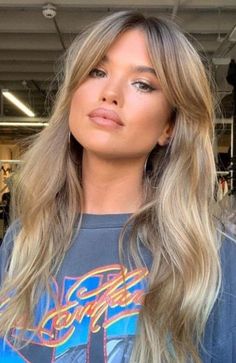 Trendy We Fryzurach, Matilda Djerf, Blonde Hair Looks, Brown Blonde Hair, Hair Inspo Color, Curtain Bangs, Hair Envy, Grunge Hair