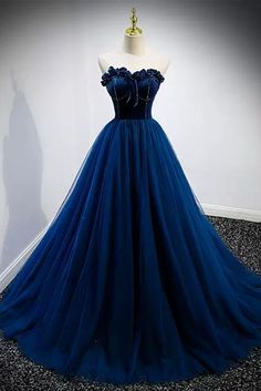 Unique Strapless Blue Tulle Long Prom Dresses, Blue Formal Evening Dresses, Ball Gown WT1234 #promdress #promdresses #promdress2023 #bluepromdress #straplesspromdress #tulledress #formaldresses #eveningdresses

Unique Strapless Blue Tulle Long Prom Dresses, Blue Formal Evening Dresses, Ball Gown WT1234 Blue Velvet Top, Prom Dress Blue, Tulle Long Prom Dress, Formal Dresses Graduation, Strapless Evening Dress, Marine Uniform, Blue Dress Formal, Sweetheart Prom Dress, Burgundy Prom Dress