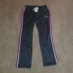 New And Never Been Worn. Has Side Pockets. Pink Adidas Pants For Loungewear, Adidas Casual Pink Pants, Casual Adidas Pink Pants, Casual Pink Adidas Pants, Adidas Pink Sports Pants, Pink Stretch Adidas Bottoms, Fitted Pink Adidas Bottoms, Adidas Sweatpants Women, Adidas Pants Women