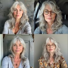 5 Haircuts That Make You LOOK YOUNGER After 50 Beautiful Gray Hair, Going Gray, Long Layered Hair, Let It Go, Years Younger, Look Younger, Layered Hair, How To Stay Healthy, Body Care