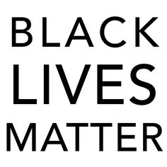 the words black lives matter are shown in white and black letters on a white background