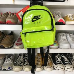 Nike Just Do It Transparent Backpack New With Tags!!! Color: Volt / Black Style: Cw9258-702 - Dimensions: 13" H X 10" W X 5" D. - Removable Keychain Zipper Carries Keys. - The Top Haul Loop Offers Easy Carrying. - 100% Thermoplastic Polyurethane. - Two Side Pockets, One Main Pocket - Branded Nike Zipper Toggle. 100% Authentic Nylon Backpack With Transparent Straps For Everyday Use, Back To School Nylon Bag With Clear Strap, Black Backpack With Clear Strap, Trendy Backpack With Transparent Straps, Nike Student Backpack, Trendy Nike Travel Bag, Trendy Clear Backpack For School, Trendy Clear Standard Backpack, Clear Nylon Bags For Back To School