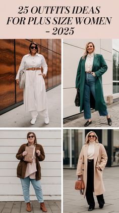 Finding the perfect outfit is about blending style and comfort while highlighting individuality. For plus-size women, there’s no limit to creativity in crafting fashionable looks. Here are three standout outfit ideas to inspire your wardrobe this season. #25 Business Casual Chic This medium-length black blazer paired with a structured white button-down shirt is a timeless … The post Outfit Ideas for Plus Size Women – 2025: 25 Stunning Looks appeared first on Fall Update 2024. Winter Midsize Fashion, Plus Size Winter Outfits 2025, Midsize Winter Outfits 2024, Winter Style Plus Size, Midsize Winter Fashion, Outfits Ideas For Plus Size, Size 16 Women Outfits, Oversized Button Down Shirt Outfit, Cute Summer Looks