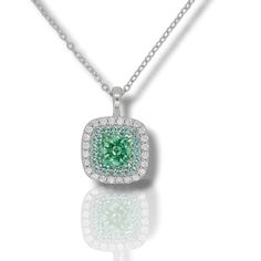 Sterling Silver Statement Necklace with Synthetic Emerald and White Zircons- Women Classy Necklace Gift Material of jewelry: ◘ Sterling Silver 925 ❏ Dimensions: -Height: 13.5mm -Width: 13.5mm -Length: 38 + 5cm  🎁 Will gladly assist and respond to any questions regarding your order and items listed in our shop. Lots of more trending jewelry designs are ready for delivery from our shop: https://www.etsy.com/shop/MentzosJewelleryShop ☑ Certificate of Authenticity Included for Every order from our Luxury Sterling Silver Necklace With Accent Stones, Classy Necklace, Trending Jewelry, International Market, Silver Necklace Statement, Emerald Pendant, Jewellery Shop, Athens Greece, Precious Gemstones