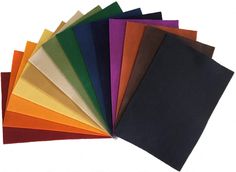 PRICES MAY VARY. 14 sheets of 100% Merino Wool Craft Felt 8" x12" size sheets, one in each color. Approximately 3mm thick, 9 oz. per linear yard weight. Made in the USA by National Nonwoven Co. Free of any harmful or toxic checmicals. These are National Nonwovens Co. 100% wool felt colors. This felt is thicker and a little more porous than most craft felts. A heavier craft weight felt: approximately 1/9", or 3 mm thick. 9 oz per linear yard weight. Free of any harmful or toxic chemicals, Made in Easy Felt Crafts, Needle Felting Supplies, Felt Craft Projects, Felt Crafts Patterns, Felt Sheets, Wool Crafts, Crafty Diy, Felt Fabric, Craft Patterns