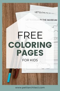 the free coloring pages for kids to color