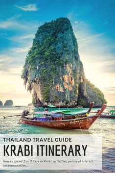 thailand travel guide krabi itinerary how to spend 3 or 4 days in koh islands points of interest