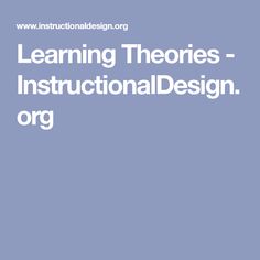 an instructional book with the title learning thors - instructionaldesign org