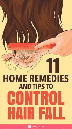 11 Effective Home Remedies And Tips To Control Hair Fall: Sadly, hair loss and thinning are becoming increasingly common in a majority of people out there. Blame it on the genes or the continuous trauma we have been putting our hair through (styling, coloring, and so much more), hair loss is on the rise. How do you treat this problem from the root? Keep reading. #Remedies #HomeRemedies #NaturalRemedies #HairFall Hair Fall Remedy Home, Hair Fall, The Rise