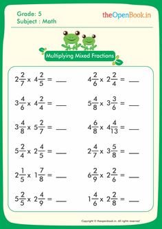 the worksheet for adding mixed fractions to two digit numbers is shown in green