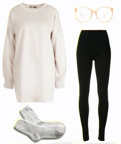 Comfy Home Outfits Winter, Cleaning Day Outfit, Comfy Dresses To Wear At Home, Cozy Stay At Home Outfits, Cute Cozy Outfits Lazy Days, Cozy Basic Sweater For Loungewear, Basic Cozy Fit Sweatshirt For Loungewear, Relaxing Outfits Lazy Days, House Outfit Lazy Days