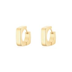 Minimal and classic gold square huggie hoop earrings. Your go to every-day earrings that match well with all your outfits. The earrings are made from stainless steel and 18k gold plating.A perfect addition to your jewelry collection!………………………………….D E T A I L S• Materials: Stainless steel, 18k gold plating.• Diameter: 20mm • This product is hypoallergenic, water and tarnish resistant Yellow Gold Square Hoop Earrings For Everyday, Everyday Gold Square Huggie Earrings, Rectangular Yellow Gold Huggie Earrings Minimalist Style, Gold Square Minimalist Huggie Earrings, Minimalist Yellow Gold Rectangular Huggie Earrings, Classic Square Everyday Earrings, Minimalist Square Huggie Earrings For Everyday, Classic Tarnish Resistant Rectangular Huggie Earrings, Classic Rectangular Huggie Earrings For Everyday