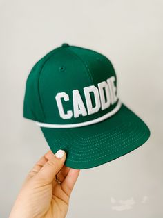 The most popular hat on our website. This is a statement piece and will match perfectly with your caddie uniform. Adjustable Green Hat For Golf, Adjustable Green Golf Hat, Green Golf Cap, Casual Snapback Hat With Flat Bill For Golf, Casual Flat Bill Snapback Hat For Golf, Green Baseball Cap For Golf, Green Cap For Game Day, Sporty Golf Hat With Curved Brim, Adjustable Flat Bill Baseball Cap For Golf