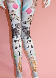 "Cat print leggings.  -leggings are high waisted. Rise is about 11\"-12\" with stretch. -fabric highly stretches and contours body -high quality poly/spandex, thick material, matt finish -I make this item custom, please allow 1-3 business days Size Chart Women   XS: 0,  Chest: 28-30\", Waist: 23-24\"   S: 0-2,  Chest: 30-32\", Waist: 25-26\"   M: 4-6, Chest: 32-34\", Waist: 27-29\"   L: 8-10,  Chest: 36-38\", Waist: 30-32\"   XL: 12-14,  Chest: 40-42\", Waist: 33-35\"" Captain Phasma Costume, Unitard Costumes, Nude Leggings, Spandex Catsuit, Spandex Jumpsuit, Nude Tops, Leather Jumpsuit, Top And Pants Set, Bell Bottom Pants