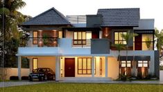 this is an image of a modern style house