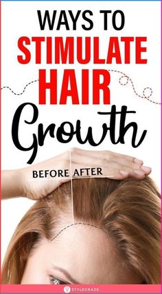 Ways To Stimulate Hair Growth: While a dermatologist can help you find the right treatment options, trying certain effective natural remedies does not hurt. Here, we discuss various simple methods you may use to stimulate your hair growth naturally. Keep reading. #haircare #hairgrowth #haircaretips Help Hair Grow, Hair Growth Secrets, Home Remedies For Hair, New Hair Growth, Mega Hair, Grow Hair Faster, Stimulate Hair Growth, Hair Remedies, Hair Growth Tips