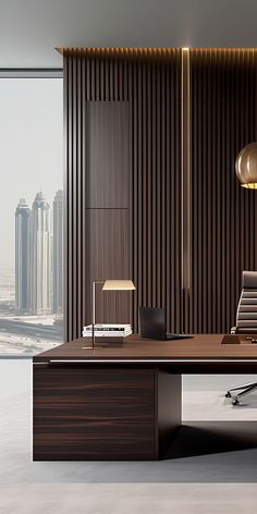 Executive Office Design Inspiration Ceo Office Interior, Modern Office Interior Design, Minimalist Desk Lamp, Modern Office Interior, Executive Office Design, Office Room Design, Ceo Office, Office Design Inspiration, Office Interior Design Modern