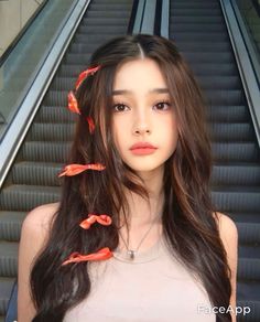 Summer Nature, Uzzlang Girl, Asian Makeup, Feminine Beauty, Pretty Selfies, Medium Length Hair Cuts