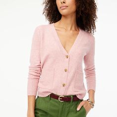 Factory: V-neck Cardigan Sweater In Extra-soft Yarn For Women Best Sweaters, Sweater Blazer, Women's Sweaters, V Neck Cardigan, Cool Sweaters, J Crew Factory, Soft Yarn, Cardigan Sweater, Pullover Sweaters