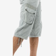 These classic below knee cargo shorts from XRAY are constructed with quality and durable materials for long-lasting comfort and breathability. Long Cargo Shorts, Jeans Mens, Slate Grey, Long Shorts, X Ray, Big & Tall, Mens Belts, Twill Tape, Cargo Shorts